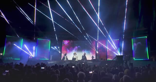 Видео 3D mapping и уличные шоу