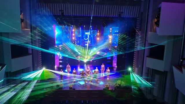 Лазерное сопровождение мероприятия